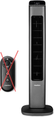 MEDION XXL-SÄULENVENTILATOR 45 W, FERNBEDIENUNG, LED, OSCILLATION, 5 GESCHWINDIG - Bild 1 von 3