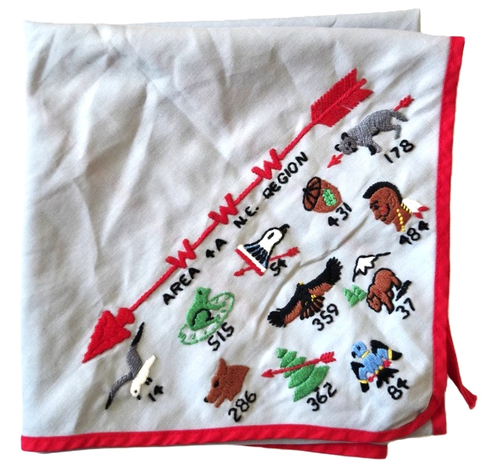 Section NE-4A 1973-1981 Section Neckerchief  OA  BSA - Image 1 of 1