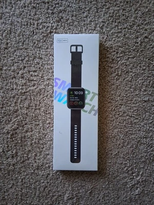 Veryfit ID208Plus Smart Watch with Built-in Alexa Black Waterproof 1.8" Display - Image 1 of 2