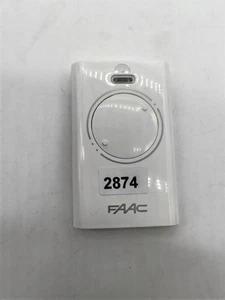 787007 FAAC Telecomando Automazione Cancelli XT2 433 SLH LR Trasmettitore 2 Canali Bianco - Foto 1 di 3