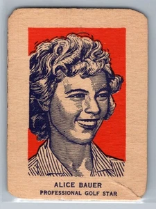 Campioni di grano 1952 - Ritratto di Alice Bauer tagliato a mano - VG *TEXCARDS* - Foto 1 di 1