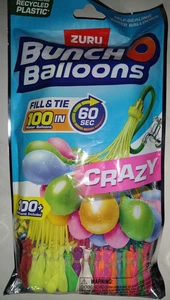 Zuru Bunch O Balloons 100 Rapid-Filling Self-Sealing Water Balloons - Picture 1 of 2