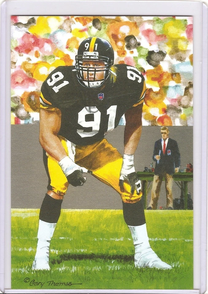 Postal artística Kevin Greene Goal Line 2016 sin firmar Foto 1 de 1