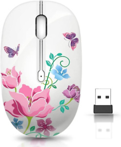 Wireless Mouse with Nano Receiver for PC, Laptop, Notebook, Computer, Macbook, L