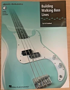 Building Walking Bass Lines, Book/Online Audio Pack Bass Builders Hal Leonard - Picture 1 of 4