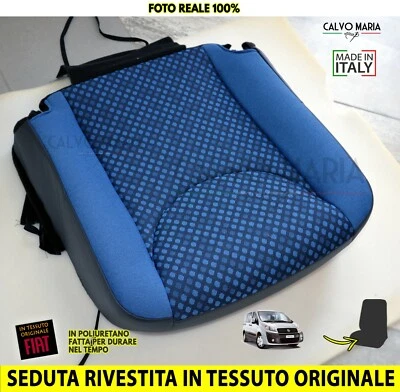 Imbottitura sedile Fiat Scudo 2007> tessuto originale fodera coprisedile cuscino - Immagine 1 di 4
