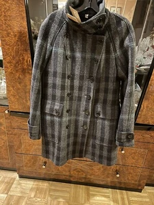 NEW Burberry London double breasted wool coat jacket US12/ITA46 Retail $2195 - Picture 1 of 11