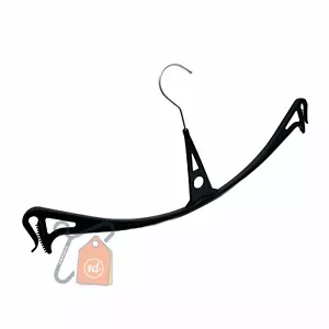 200 Plastic Hangers Garment Top Skirt Trouser Clothes Hanger Cheap BFH55 - Picture 1 of 3