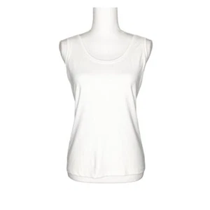 Camiseta sin mangas Scott Taylor blanca elástica cuello redondo mediana - Imagen 1 de 4