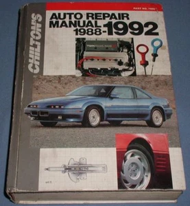 Chilton's Auto Repair Manual 7906 for 1988-1992 Chrysler Ford GM ** Very Good! - Picture 1 of 6