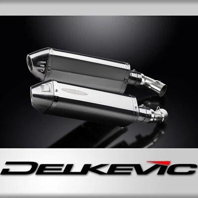 Ducati Monster 696 2008-2014 Kit de silenciador de escape de acero inoxidable tri-ovalado de 13" Foto 1 de 4