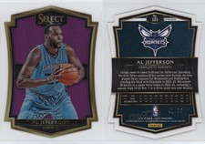 2015-16 Panini Select Premier Level Die-Cut Purple Prizm /99 Al Jefferson #121