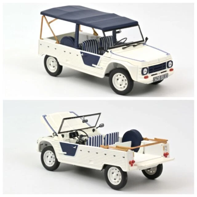 NOREV Citroën Mehari Azur 1983 Échelle 1:18 Miniature Voiture de Tourisme - Blanc (181516)