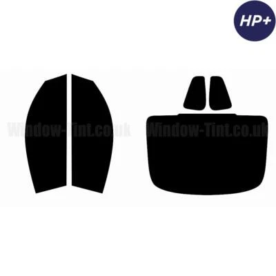 Tinte de ventana precortado carbono 2 capas HP+ para Nissan 350z cupé 2003-10 totalmente premium Foto 1 de 4