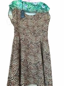GUESS Animal Print Dress Size 12, Party Dress 12 | Valentine’s Gift For Women - Picture 1 of 8