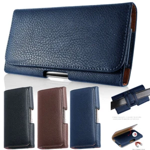 For iPhone 16e 16 15 14 13 12 11 Pro Max XR Leather Belt Clip Holster Case Cover - Picture 1 of 21