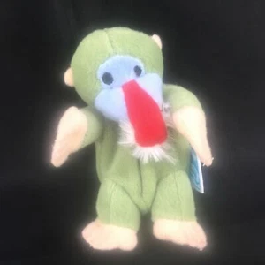 Mini gorro de felpa Green Baboon 5" bolsa pal coleccionables bebés nacidos 1/09/2008 nuevo - Imagen 1 de 2