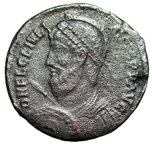 Julian II The Apostate "Spear & Helmet Portrait" Constantinople - Picture 1 of 5