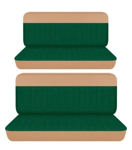 Front and Rear bench car seat covers  Fits 1951 Ford Custom Deluxe  sedan 4 door - Picture 1 of 3