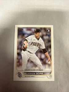 2022 Topps Update #US294 MacKenzie Gore RC Rookie Debut San Diego Padres - Picture 1 of 3