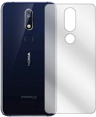 5x Protector de Pantalla para Nokia X7 (2018) trasero protectores transparente - Imagen 1 de 4