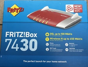 Fritz Box 7430 - DSL UP to 100mbps - Wireless N up to 450mbps - Bild 1 von 1