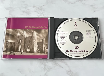 U2 The Unforgettable Fire CD TARGET ERA! JAPAN Island 7 90231-2 Bono, MLK RARE! Foto 1 de 4