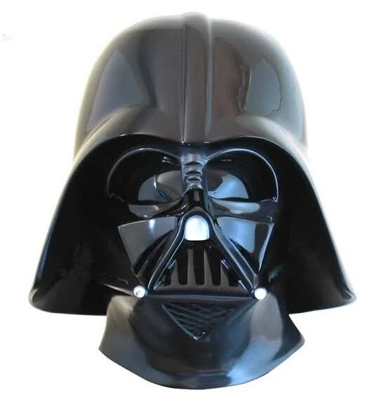 Star Wars Darth Vader Inspired Steel Helmet Empire Strikes Back 1995 Replica - Image 1 of 4