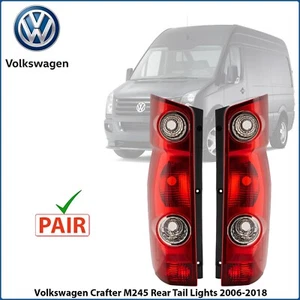Rear Tail Light Lamp Pair Left & Right for Volkswagen Crafter M245 2006-2018 UK - Picture 1 of 7
