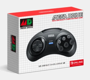 SEGA Mega Drive Fighting Pad 6B Controller Nintendo Switch Online Free Shipping - Picture 1 of 13
