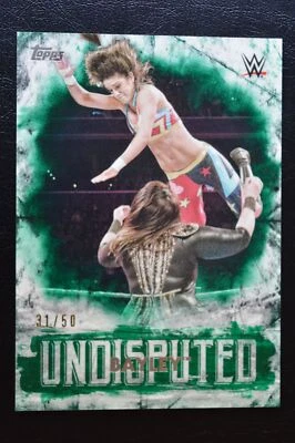 2018 Topps WWE Undisputed Green Parallel Bayley /50 - Image 1 of 2