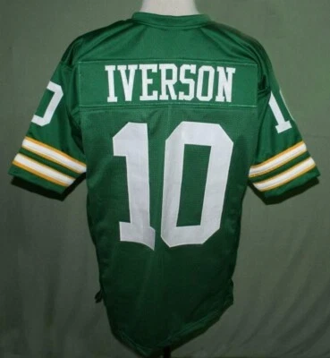 Camiseta de fútbol Throwback Allen The Answer Bethel #10 High School bordada Foto 1 de 4