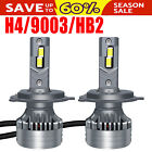 2X H4 Led Headlight Bulbs 2800W 280000Lm 6500K Hi/Low Beam Conversion Kit White