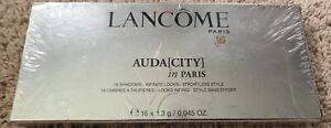 Lancôme Auda[City] in Paris 16 Eyeshadow Palette + Double Ended Brush Ltd Ed New