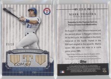 2009 Topps Sterling Career Chronicles Relics Triple 10 /10 Mark Teixeira