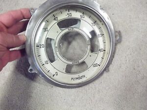 1936 Plymouth Speedometer Gauge Bezel Dial 36 MoPar Dash