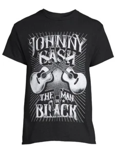 JOHNNY CASH THE MEN IN BLACK CAMISETA GRÁFICA HOMBRE NUEVA CON ETIQUETA - Imagen 1 de 4