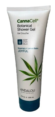 Gel de ducha botánico Andalou CannaCell cuidado corporal romero + bálsamo de limón NUEVO Foto 1 de 2