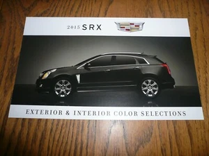 Cadillac SRX 2015 selección de colores exterior e interior folleto de ventas - Imagen 1 de 3