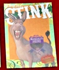 Shrek the Third Scratch and Stink Insert Card # SH4 Donkey - FREE SHIP