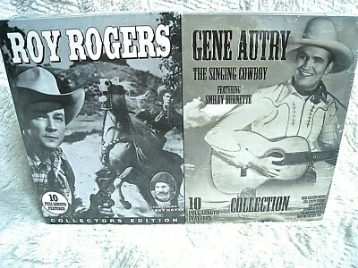 Roy Rogers Collectors Edition Gene Autry The singing Cowboy Madacy VHS Set  - Image 1 of 4