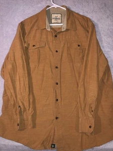 Outdoor Life Shirt Men’s Extra Large Brown Long Sleeve Button Up - Picture 1 of 10