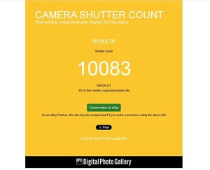 Nikon D3 12.1MP Digital SLR Camera Body - shutter count : 10,083 - Picture 1 of 11