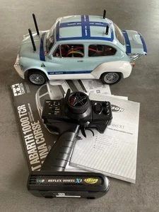 Tamiya MB-01 Abarth 1000 TCR - modello RC 1:10 - costruito e verniciato incl. trasmettitore - Foto 1 di 9