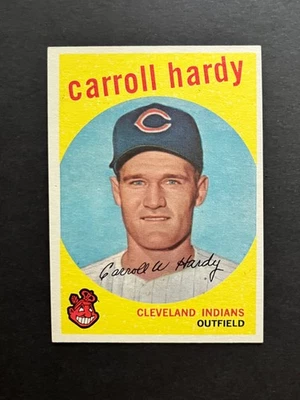 1959 TOPPS  #168  CARROLL HARDY  NM-MT - Image 1 of 2