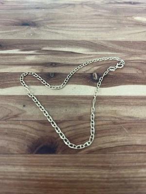 Estate Vintage 14k Yellow Gold Anchor Chain Bracelet 9inch Length - Image 1 of 4