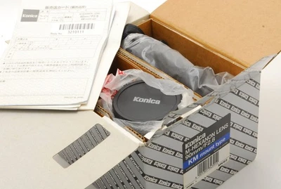 [Sin usar en caja] Lente Konica M-Hexanon 90 mm F/2,8 para montaje Leica M de JAPÓN Foto 1 de 4