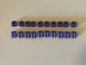 Lego Dark Purple Classic Spaceman: 10 Airtanks - 3838 + 10 Helmets - 50665 - Picture 1 of 5