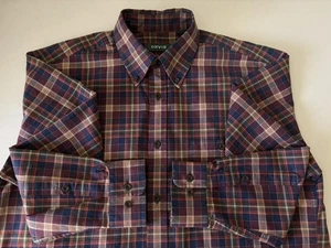 ORVIS Signature sarga multicolor a cuadros manga larga L - Imagen 1 de 8
