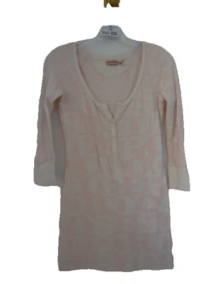 Juicy Couture Size S Women's Pink Sleep Cotton Shirt - Image 1 of 4